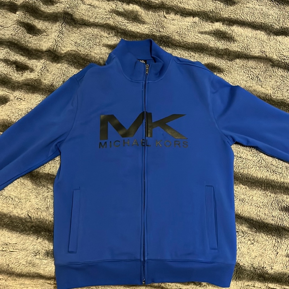 Blue kors jacket no hood